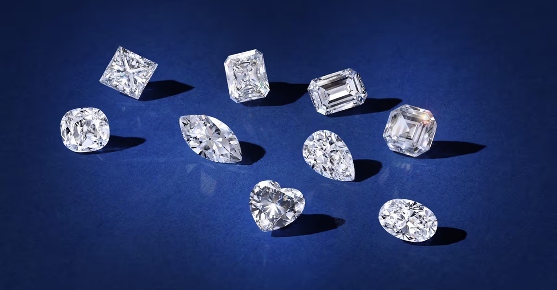 Elegance diamond banner background