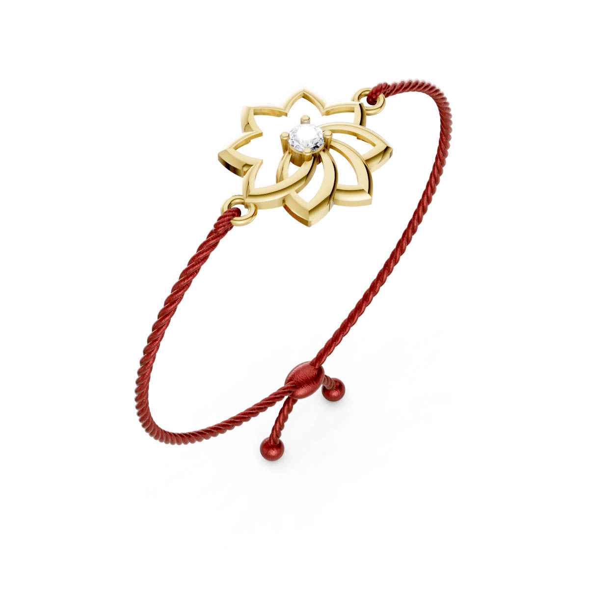 Lotus Bloom Rakhi view 3