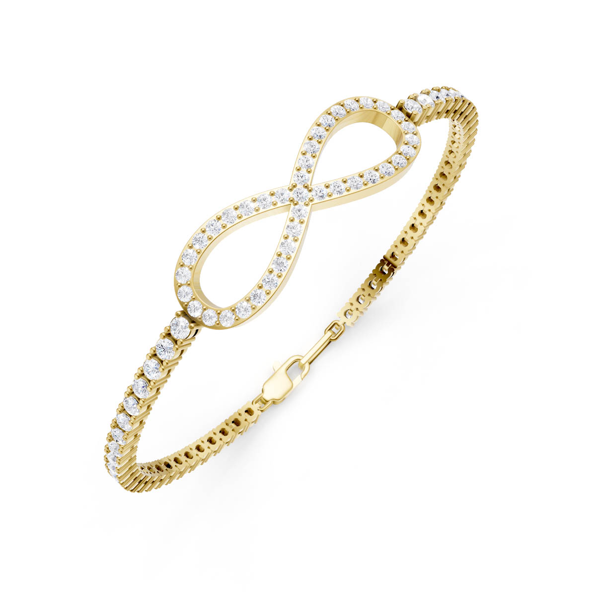 Eternal Infinity Diamond Bracelet view 3