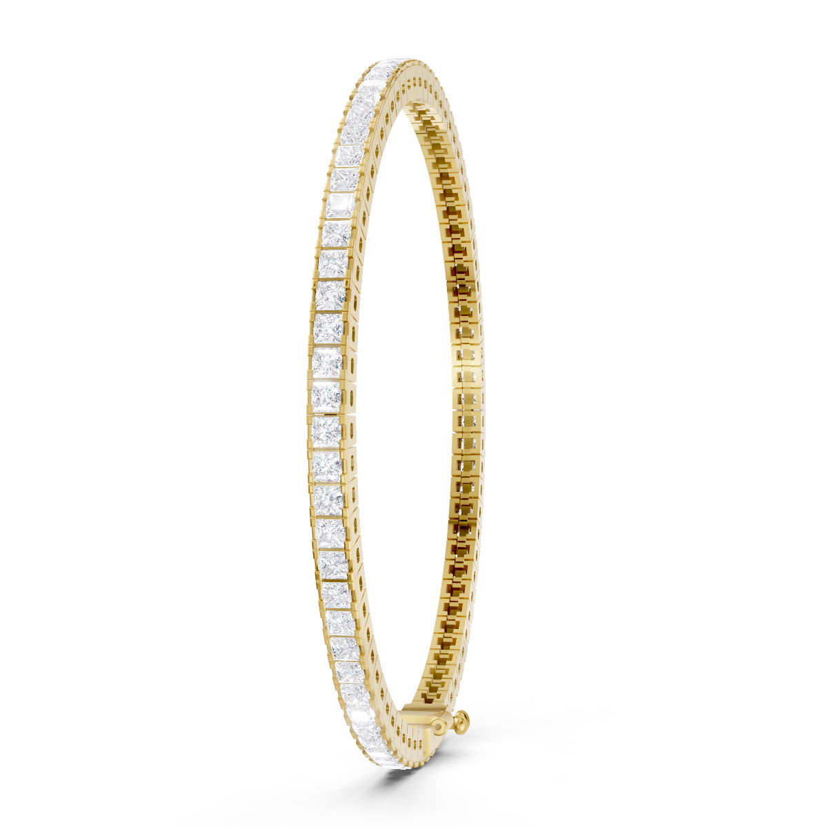 Radiant Square Tennis Bracelet view 3