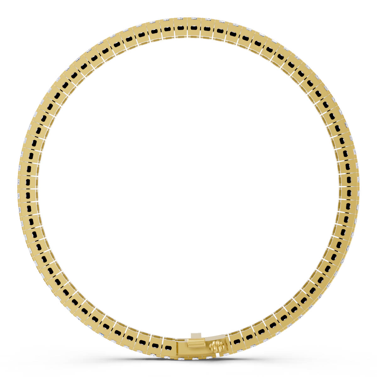 Radiant Square Tennis Bracelet view 4