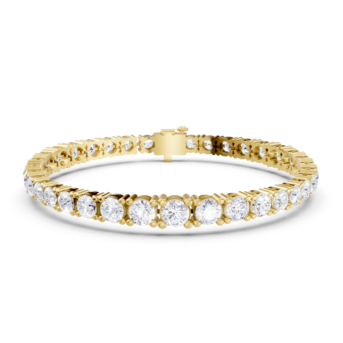 Classic Halo Tennis Bracelet view 2