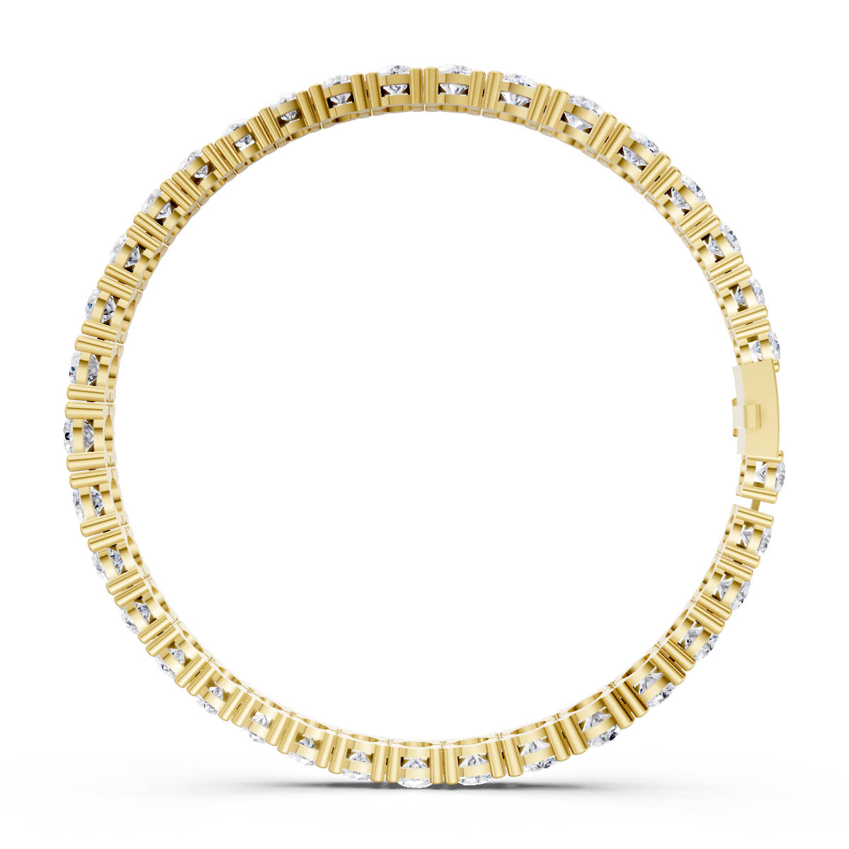 Classic Halo Tennis Bracelet view 4