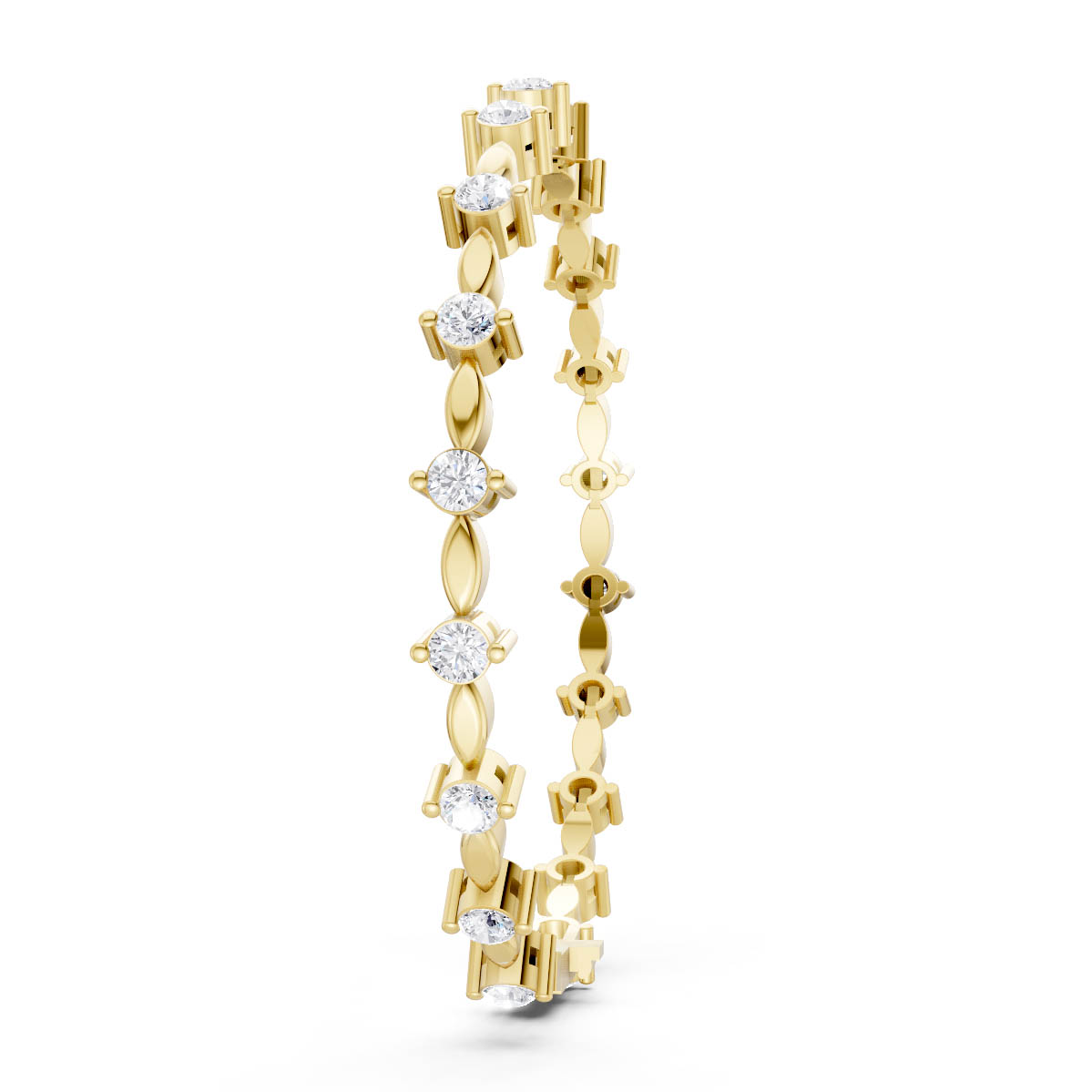Twisted Grace Stone Bracelet view 3