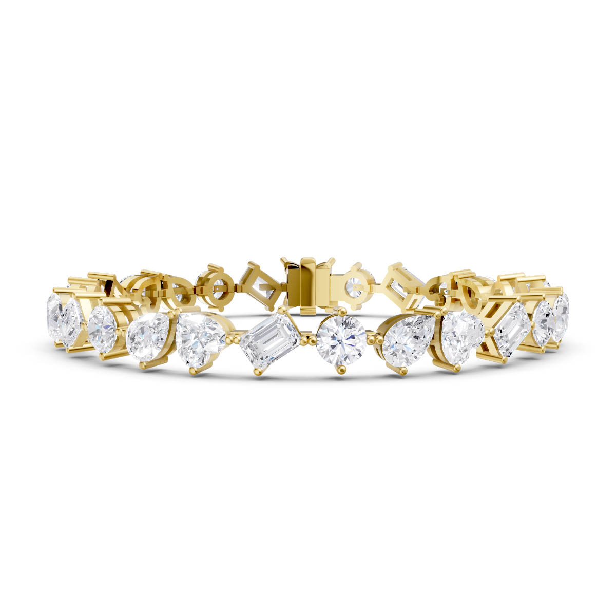 Mosaic Diamond Charm Bracelet view 2