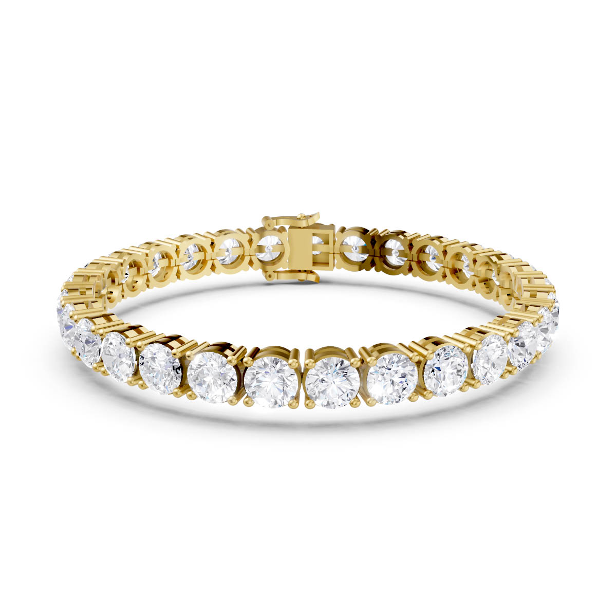 Luxe Round Tennis Bracelet view 2