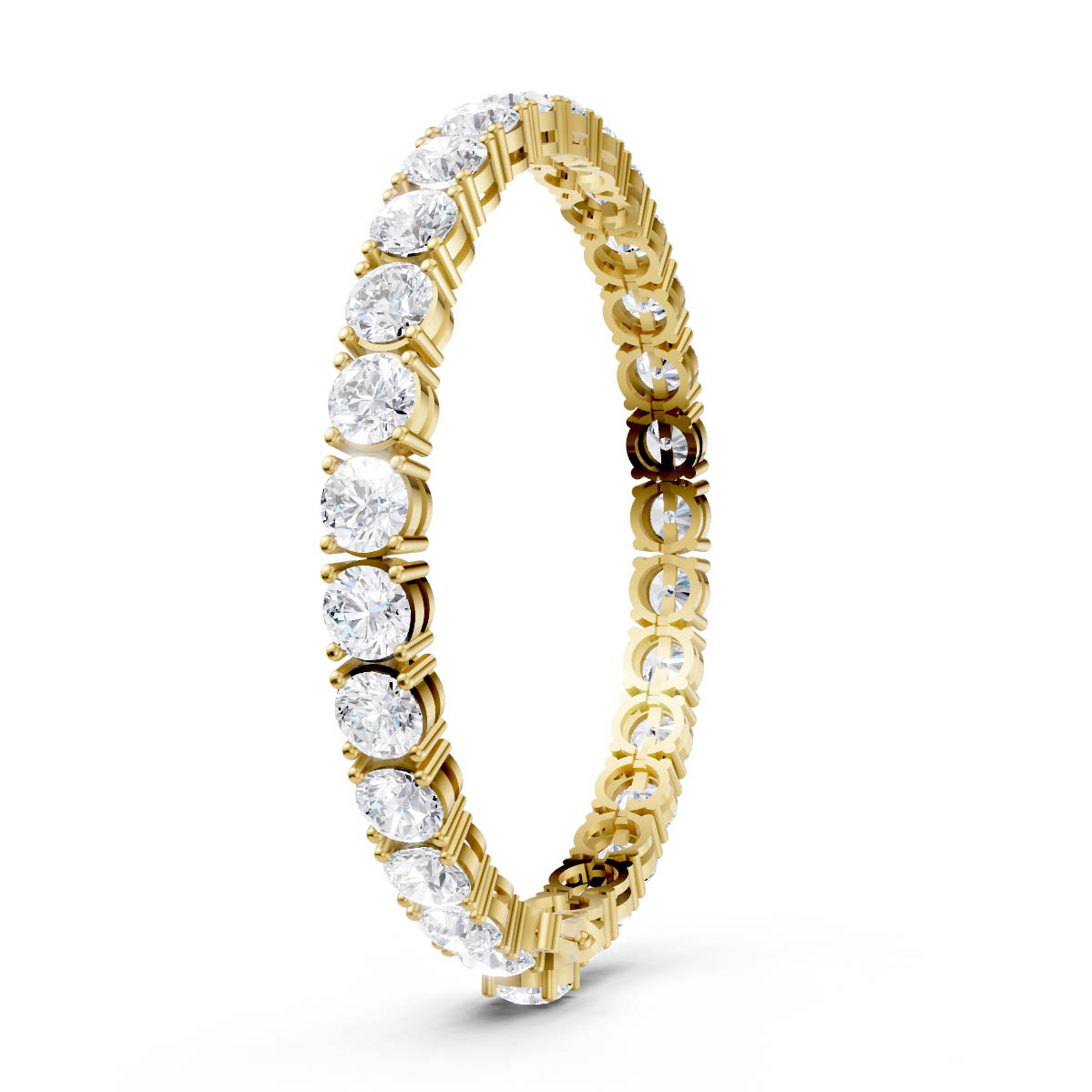 Luxe Round Tennis Bracelet view 3