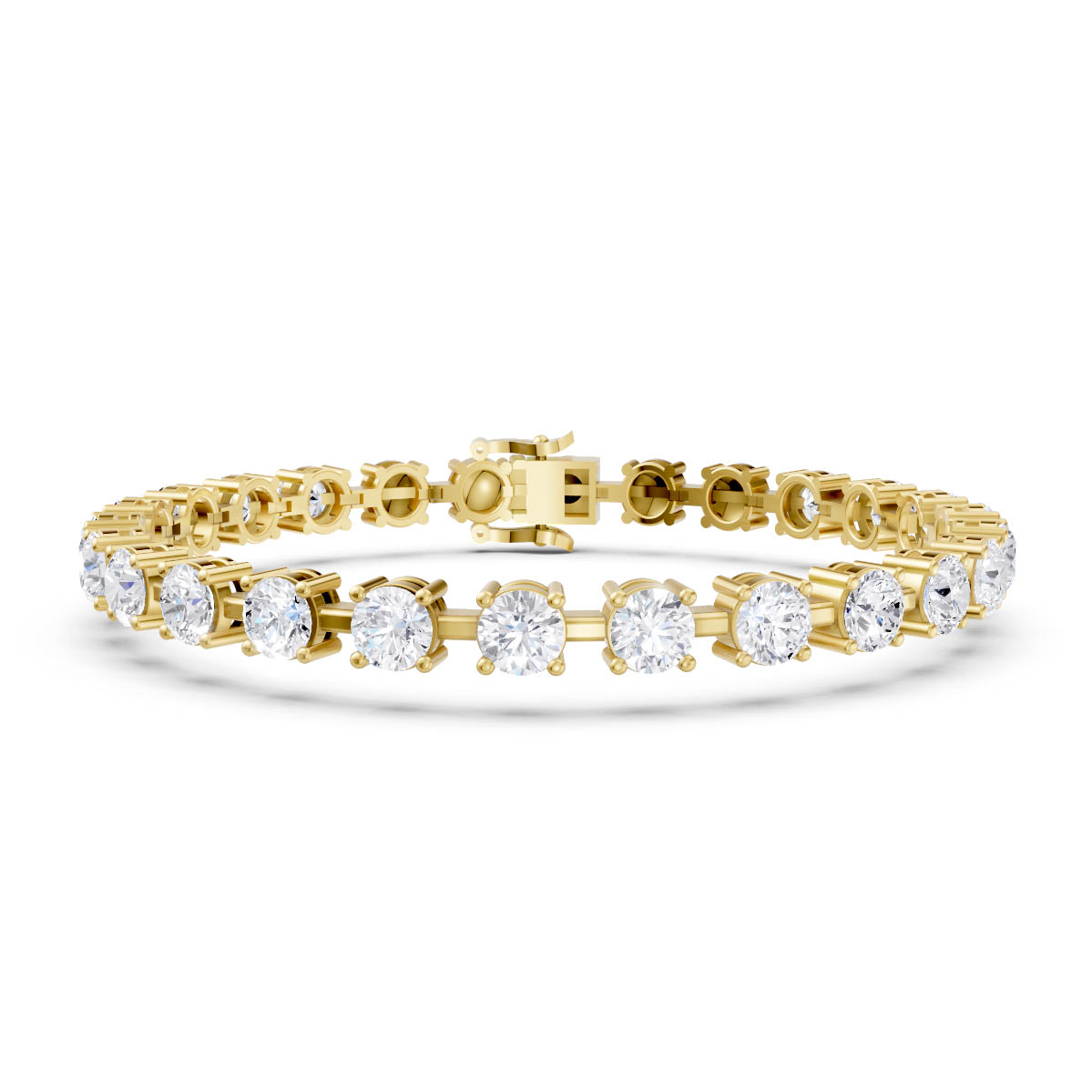 Classic Round Diamond Bracelet view 2