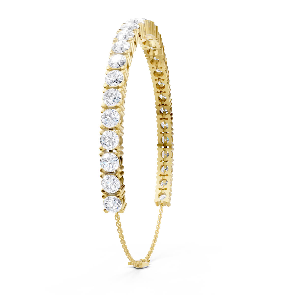 Radiant Solitaire Line Bracelet view 3