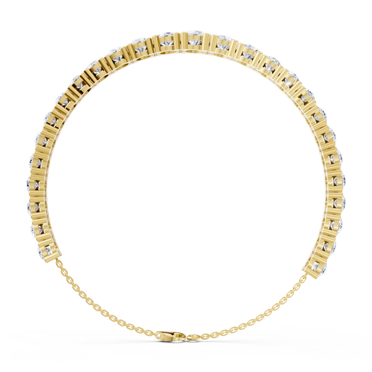 Radiant Solitaire Line Bracelet view 4