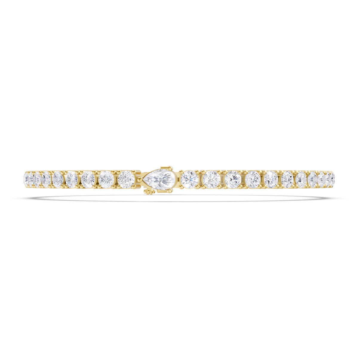 Pear Accent Luxe Bracelet