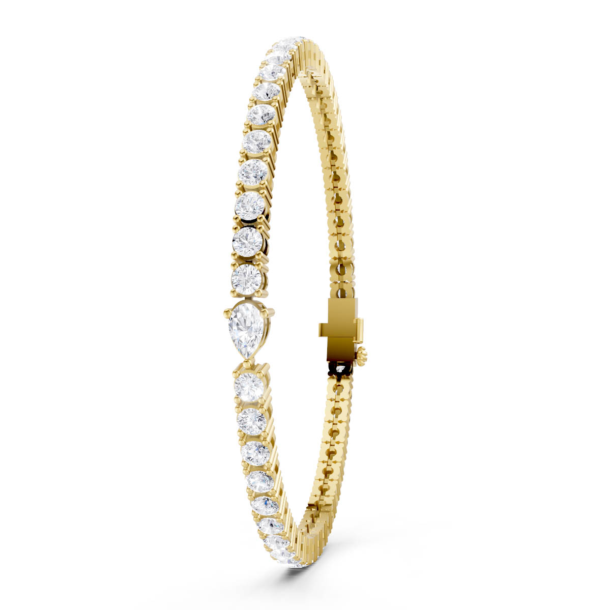 Pear Accent Luxe Bracelet view 3