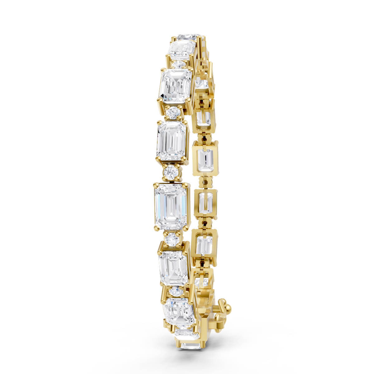 Emerald Cascade Luxe Bracelet view 3