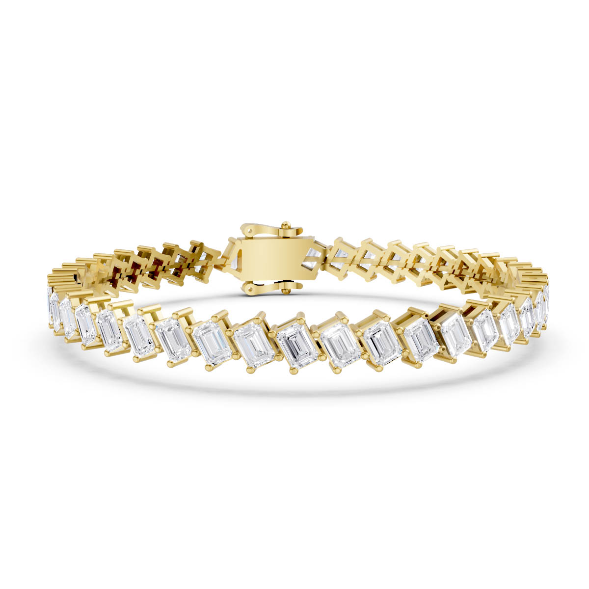 Emerald Grace Line Bracelet view 2