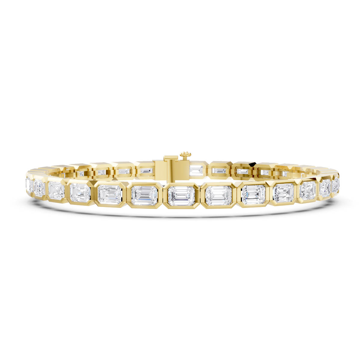 Emerald Luxe Line Bracelet view 2