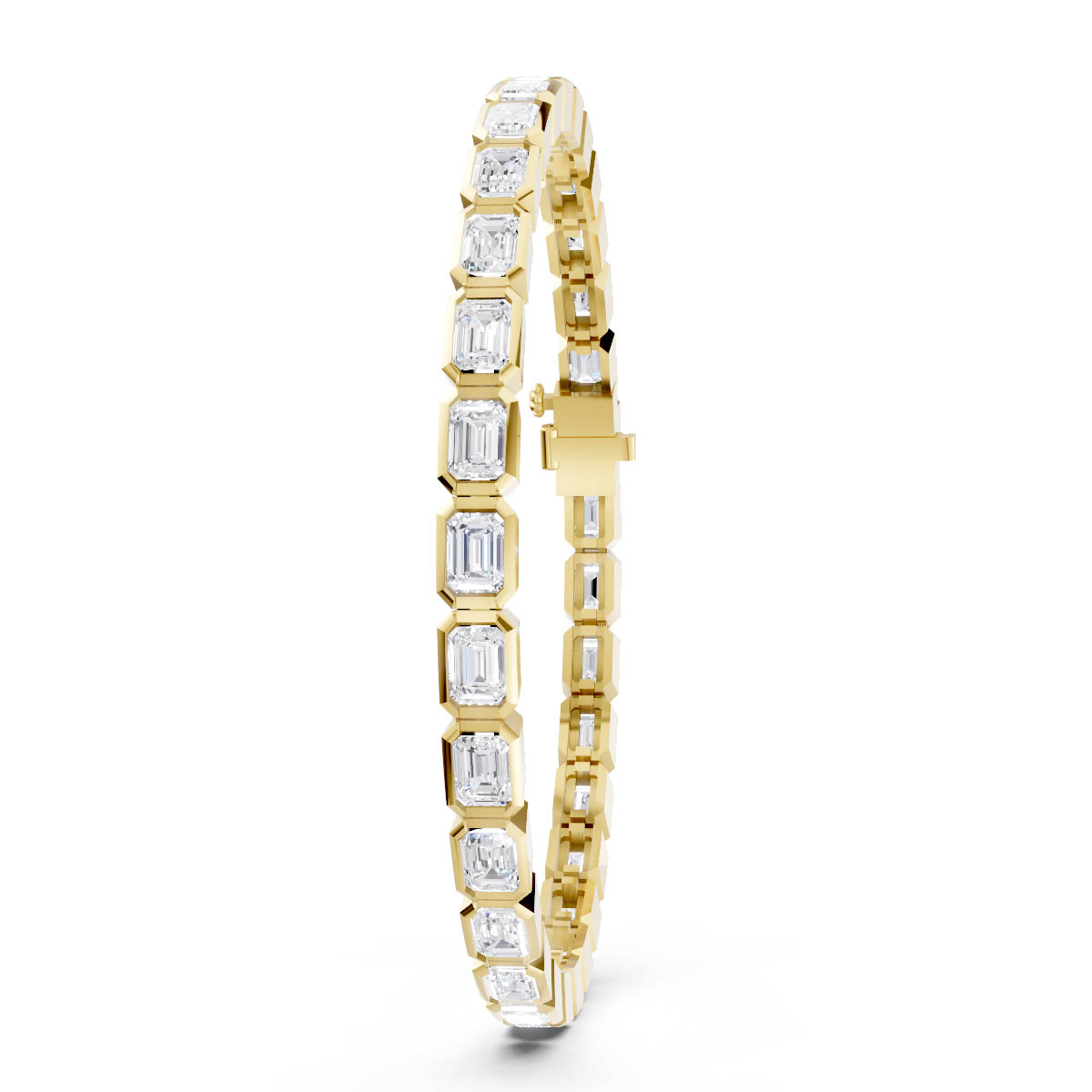 Emerald Luxe Line Bracelet view 3