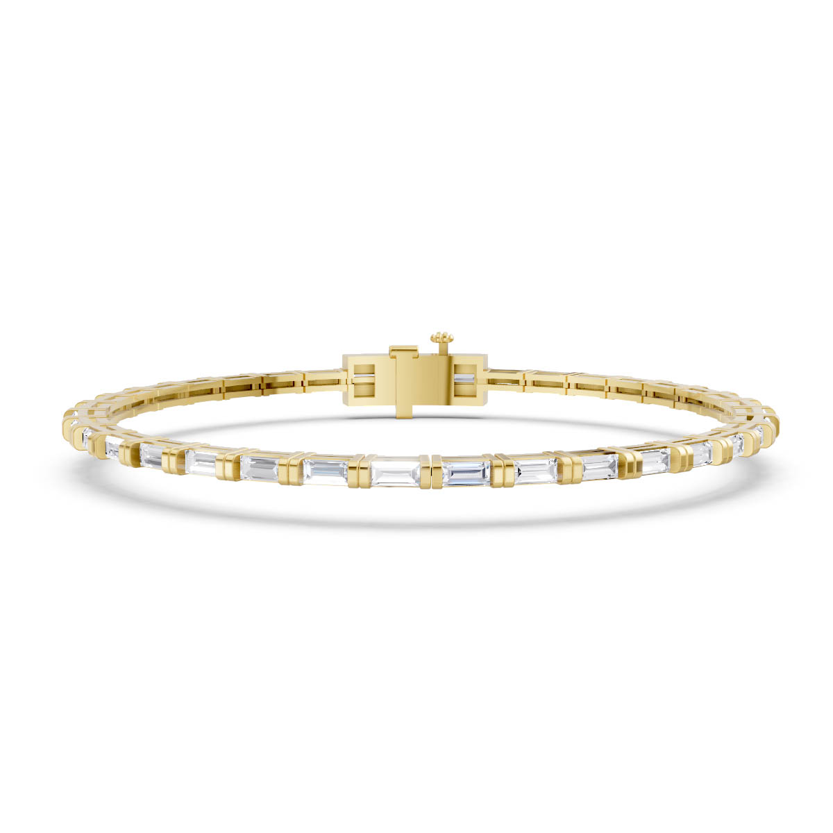 Minimalist Baguette Grace Bracelet view 2