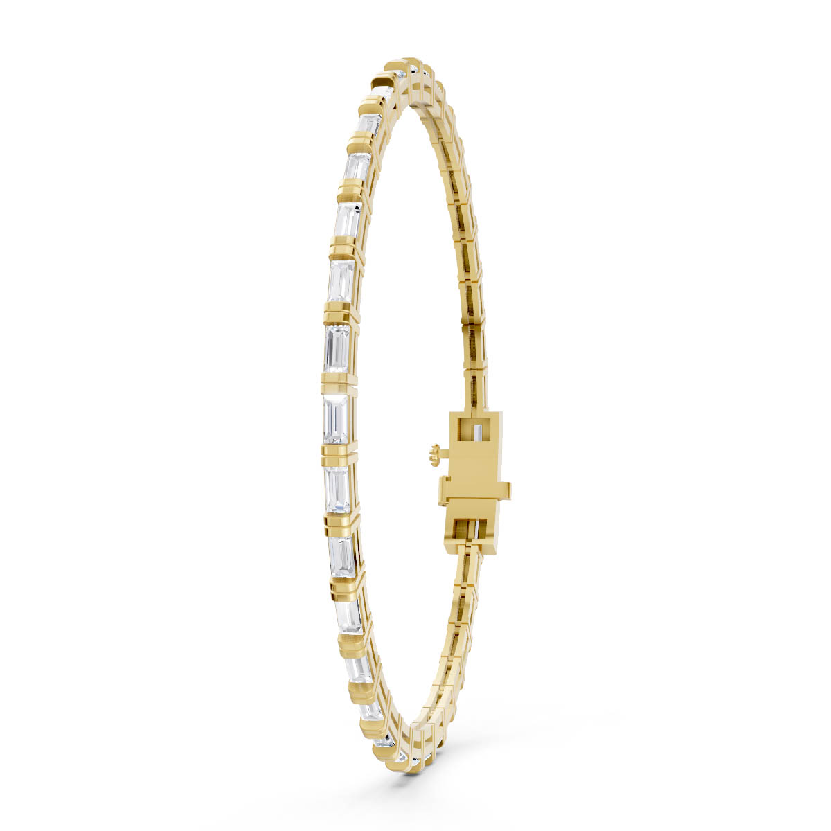 Minimalist Baguette Grace Bracelet view 3