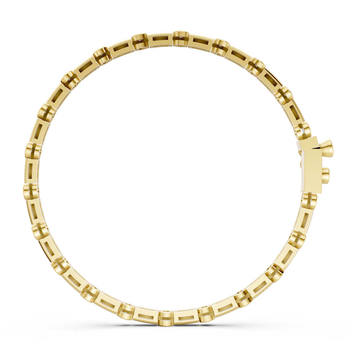 Geometric Diamond Link Bracelet view 4