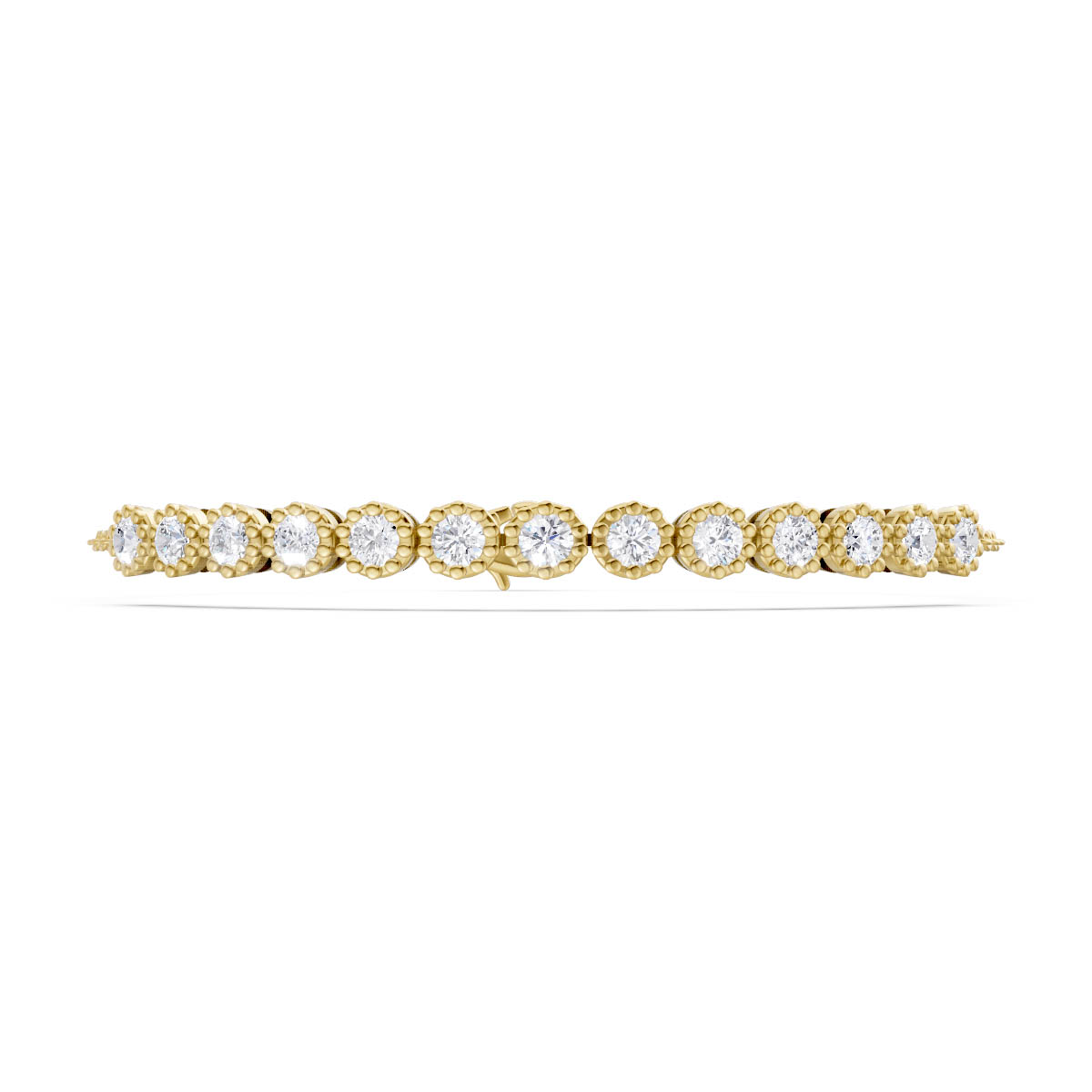 Vintage Halo Diamond Bracelet