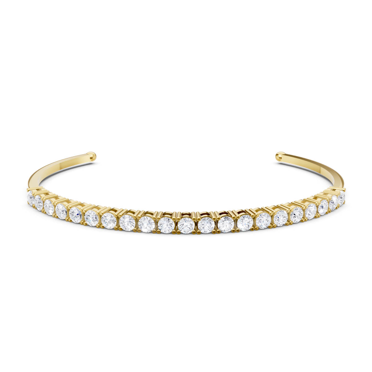 Graduated Diamond Bar Bracelet view 2