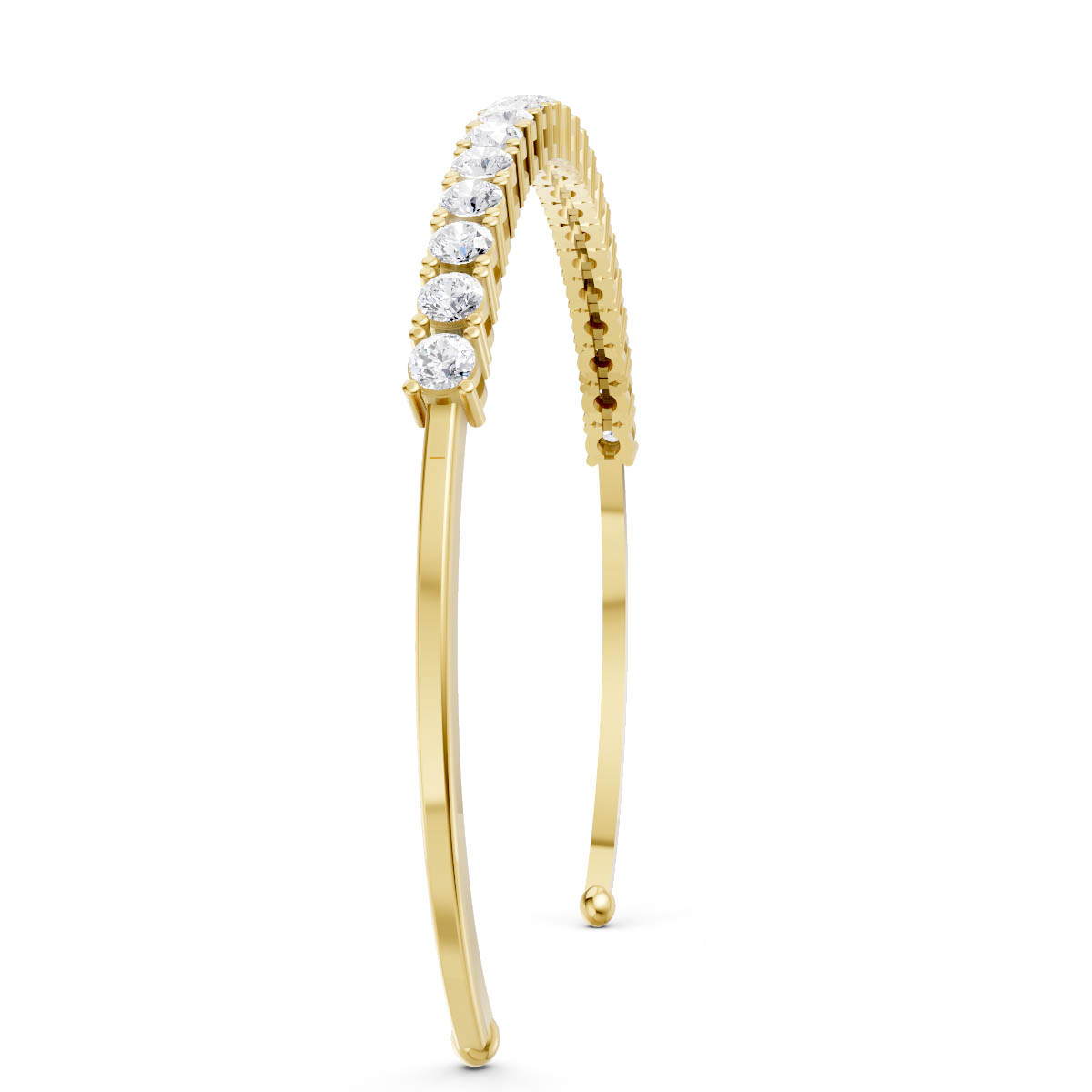 Graduated Diamond Bar Bracelet view 3