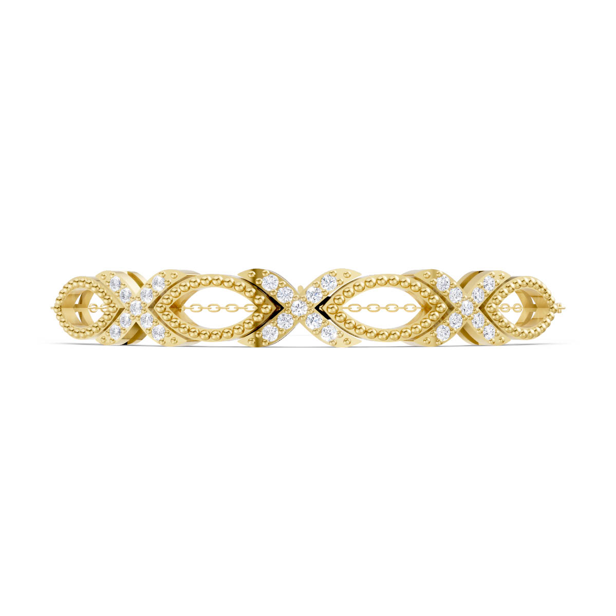 Interlocking Infinity Diamond Bracelet