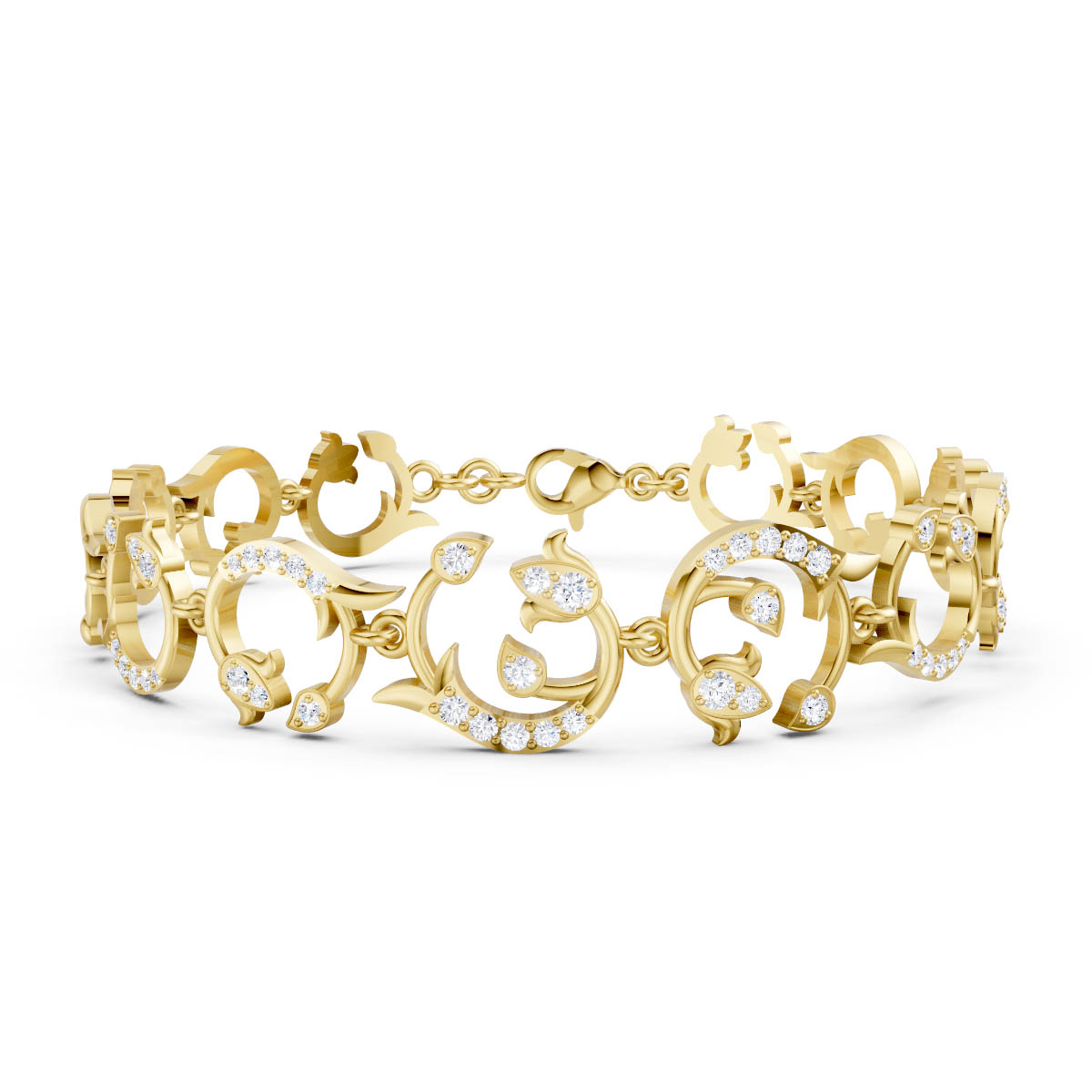 Ornate Filigree Scroll Bracelet view 2