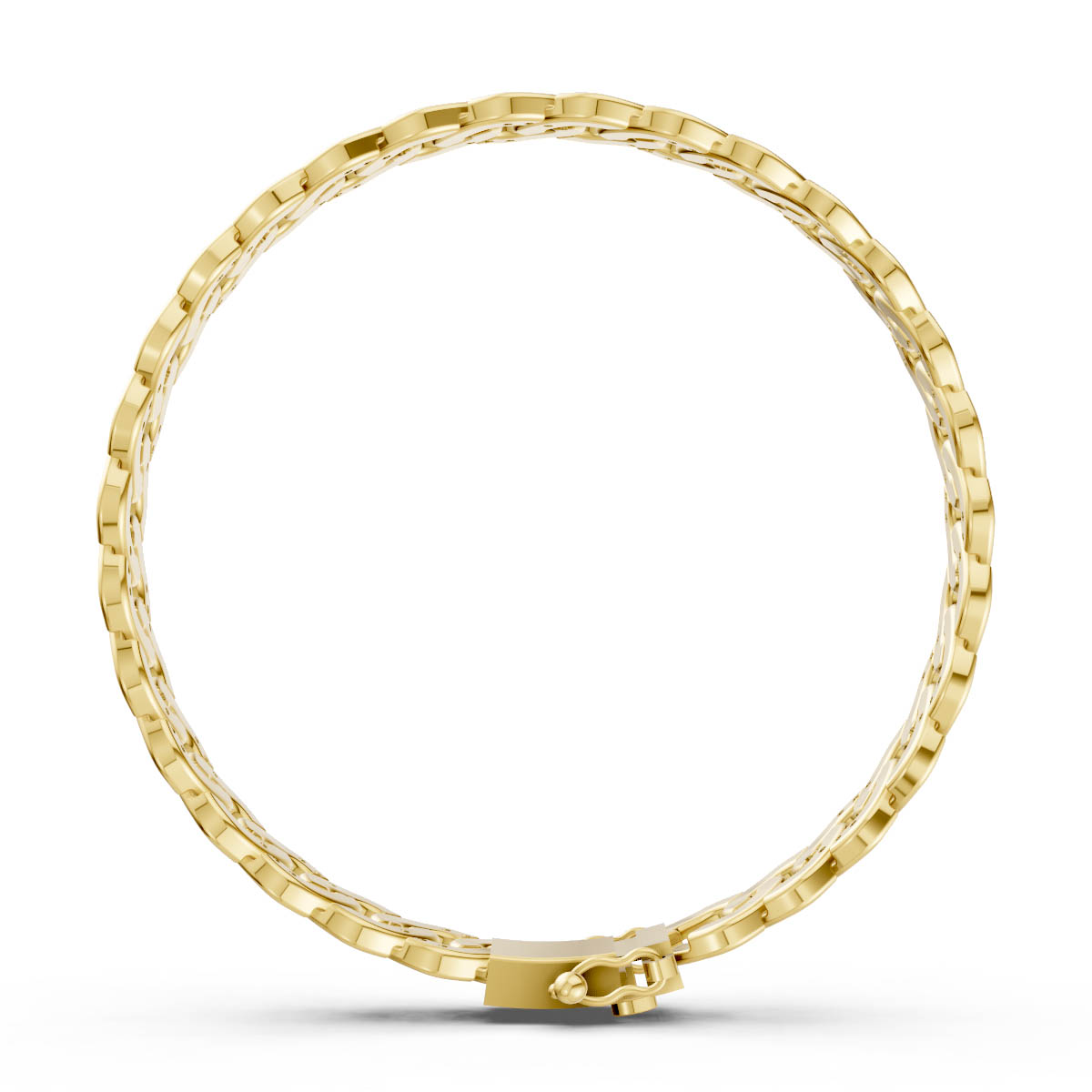 Pave Accent Cuban Bracelet view 4