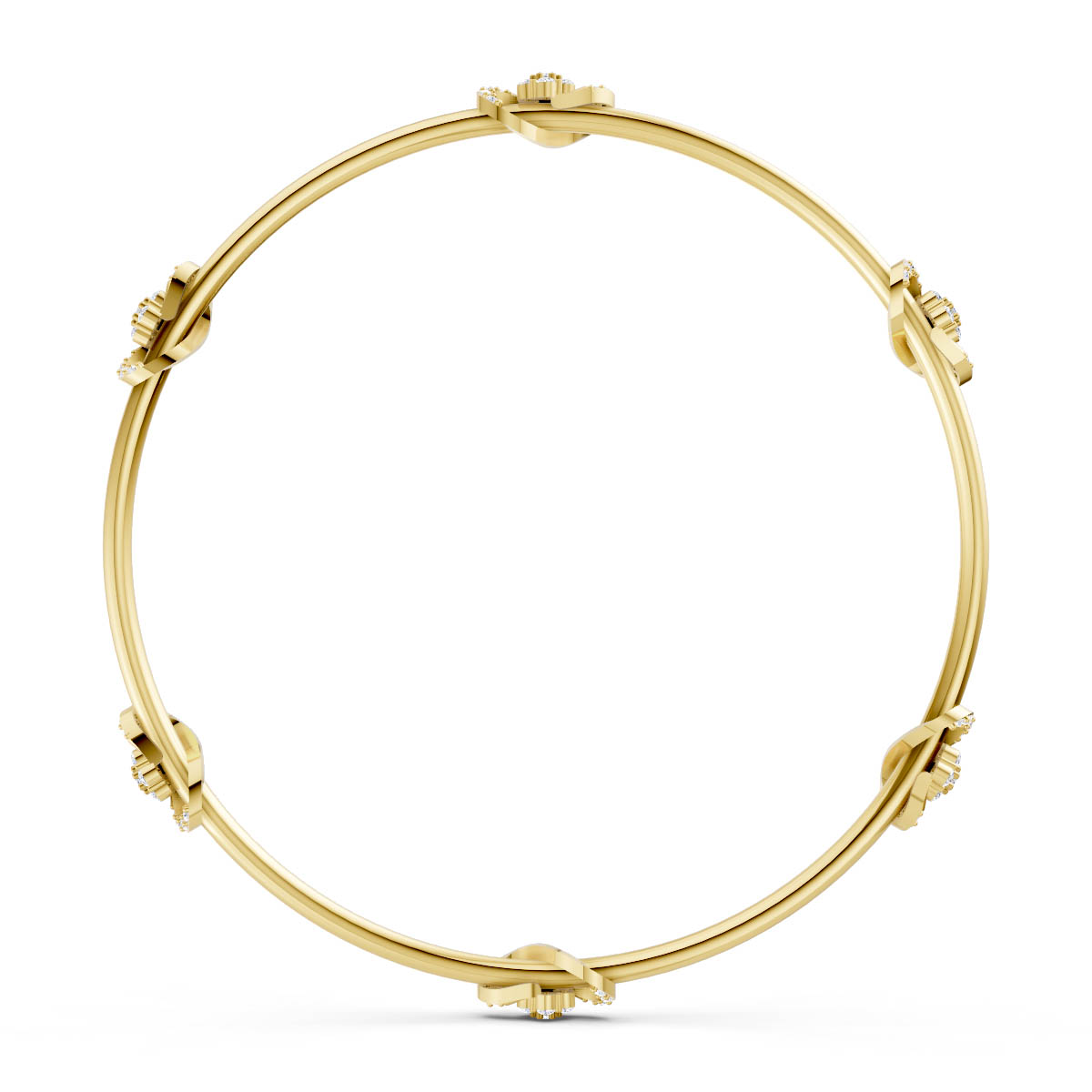 Diamond Infinite Loop Bracelet view 4