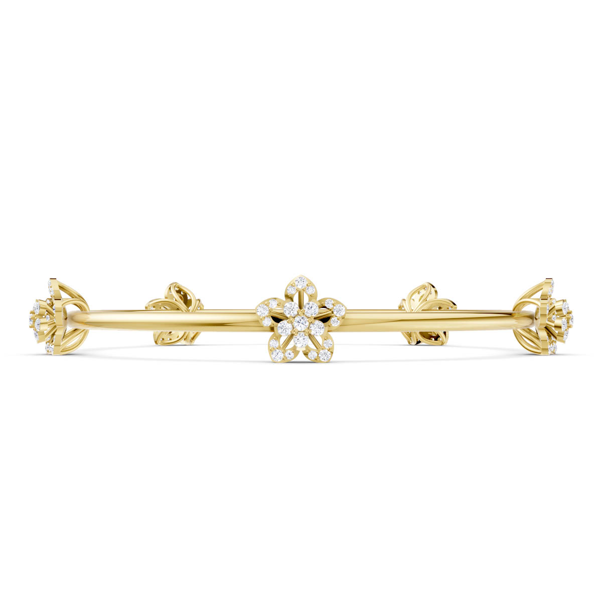 Diamond Five Petal Bracelet