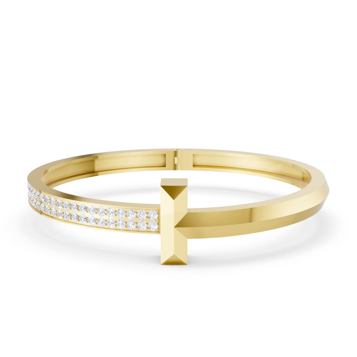 Diamond Accent T Bangle view 2