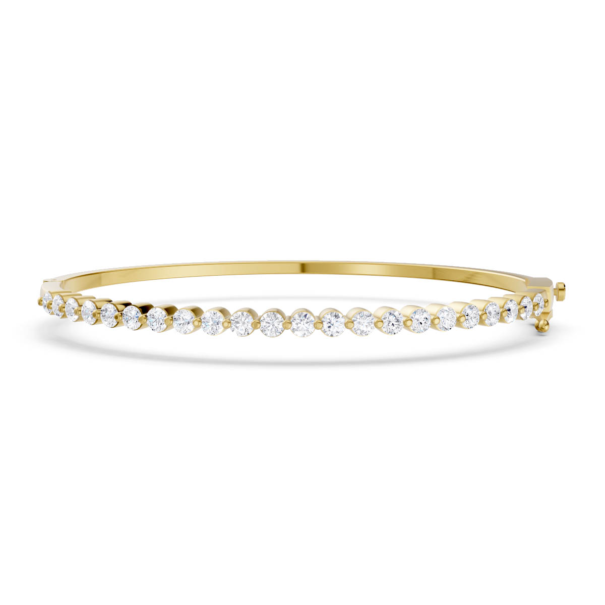 Classic Diamond Tennis Bangle view 2