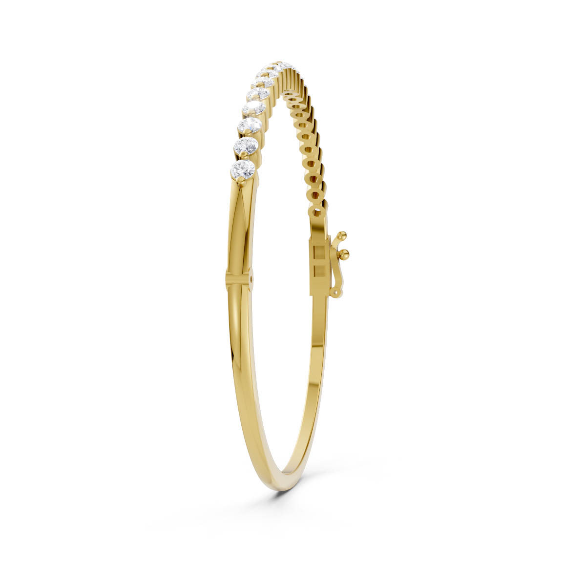 Classic Diamond Tennis Bangle view 3
