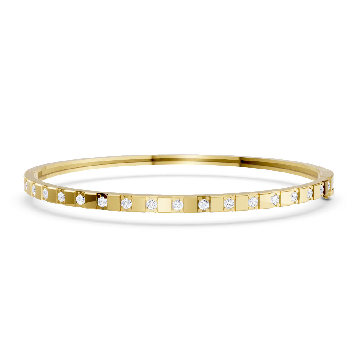 Diamond Multi Row Bangle view 2