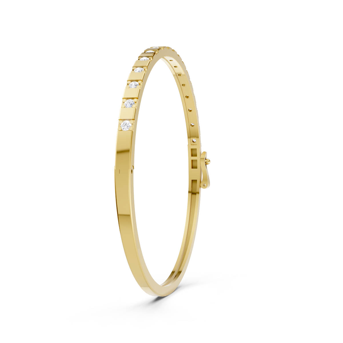 Diamond Multi Row Bangle view 3