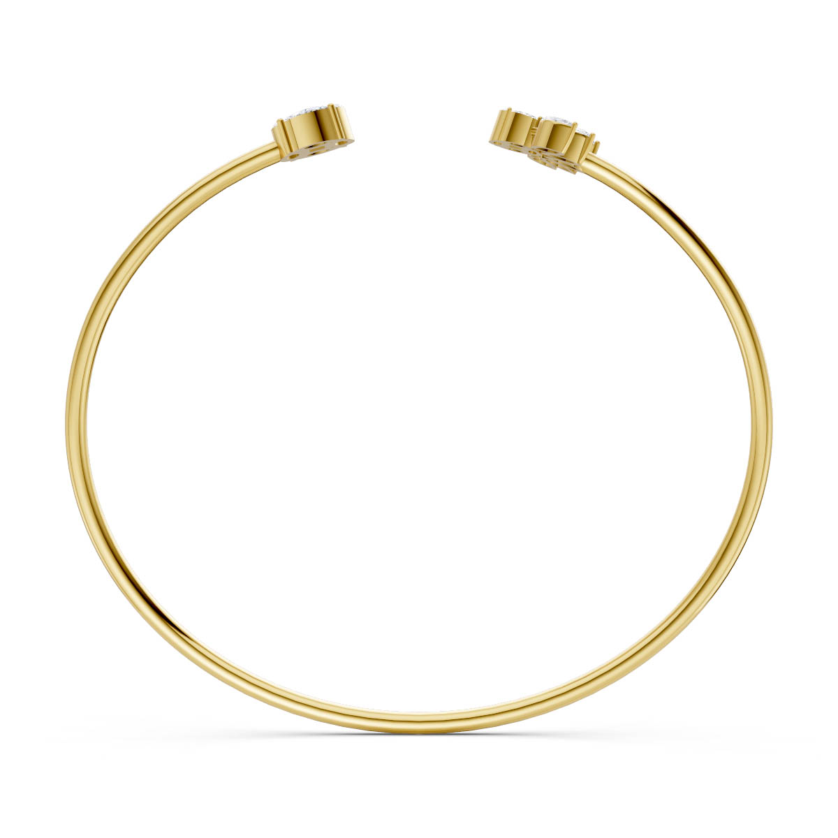 Diamond Sunburst Bypass Cuff view 4