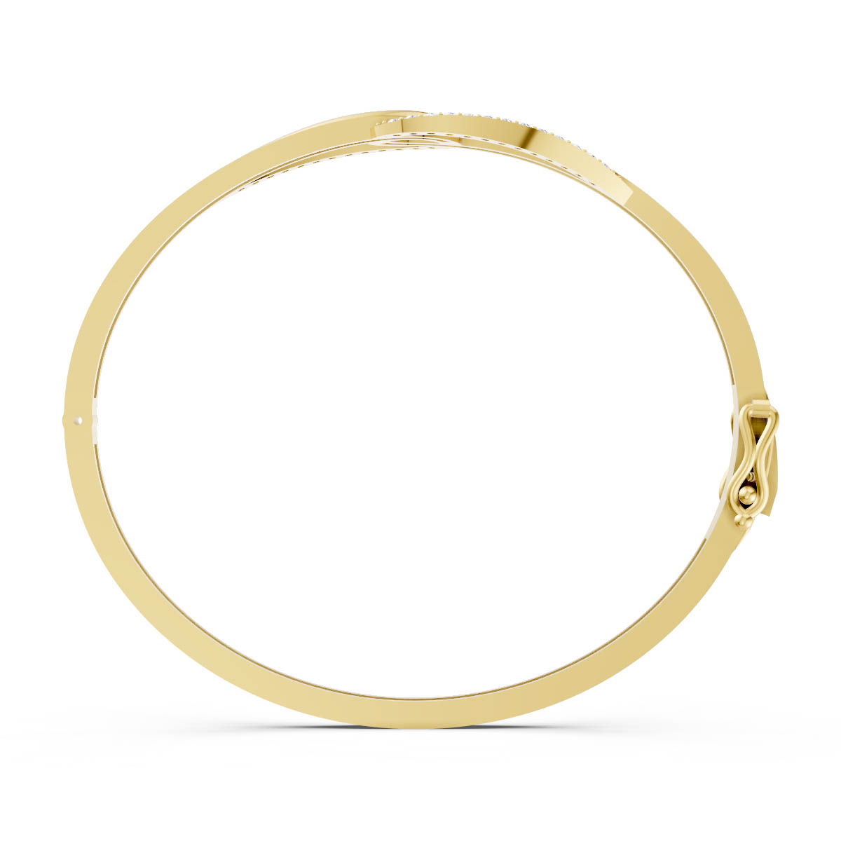 Diamond Infinity Loop Bangle view 4