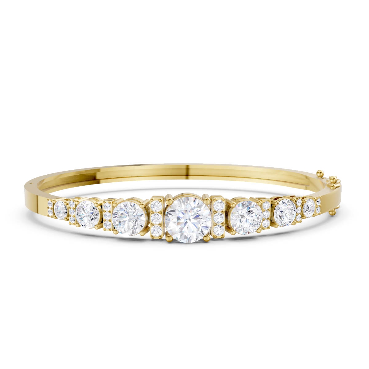 Diamond Graduated Bangle view 2