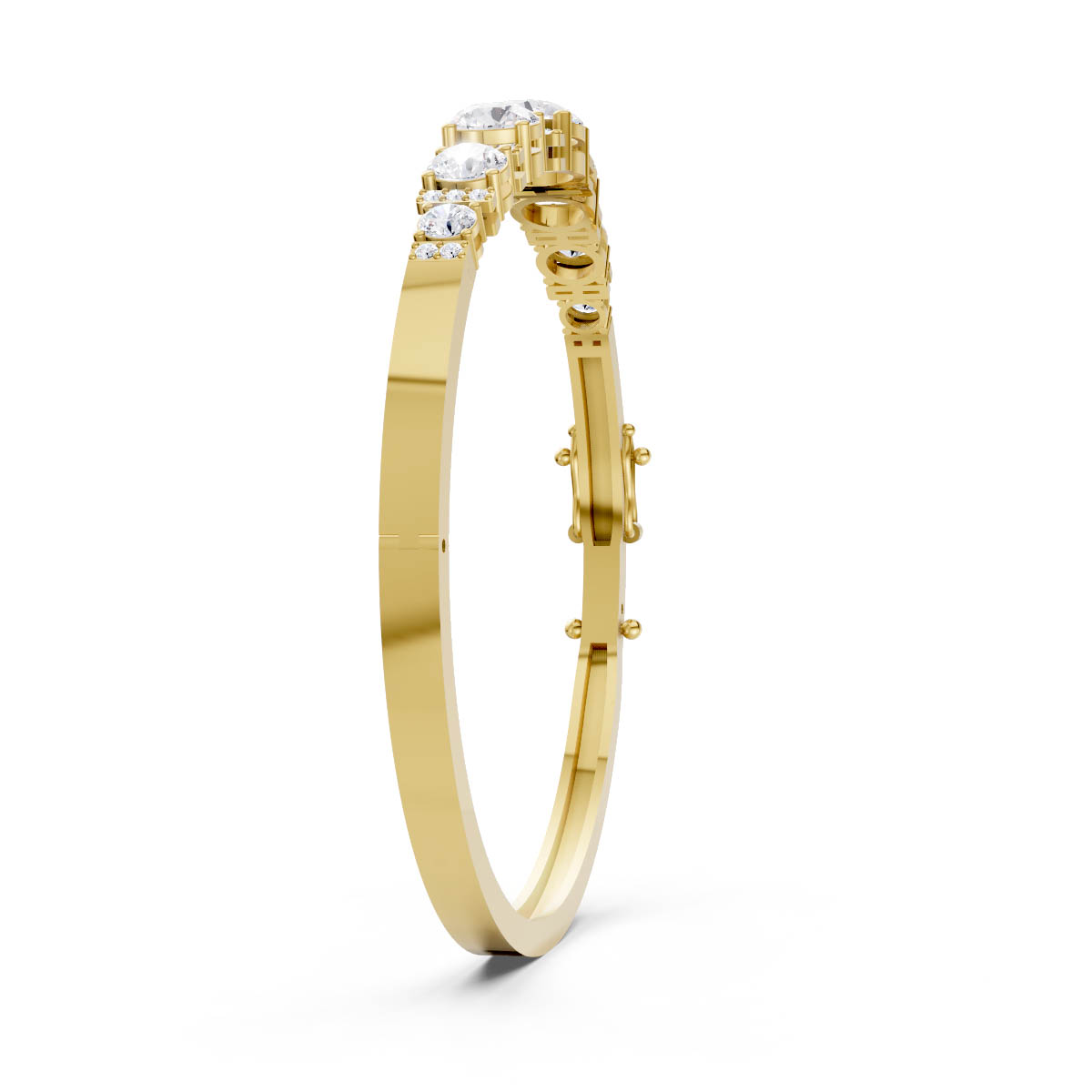 Diamond Graduated Bangle view 3