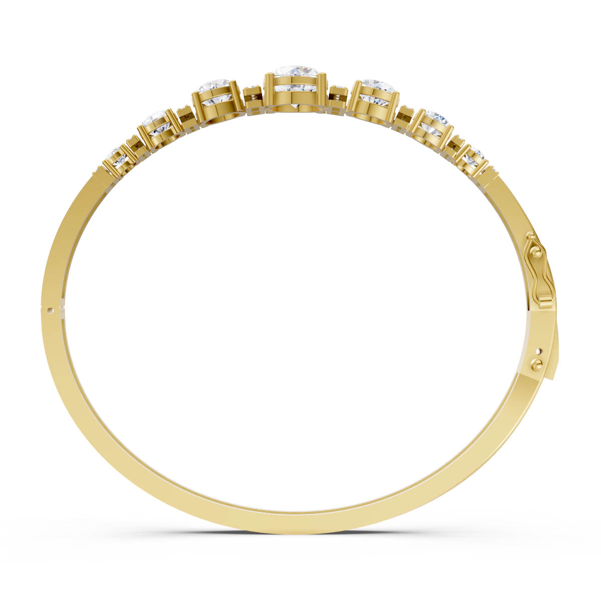 Diamond Graduated Bangle view 4