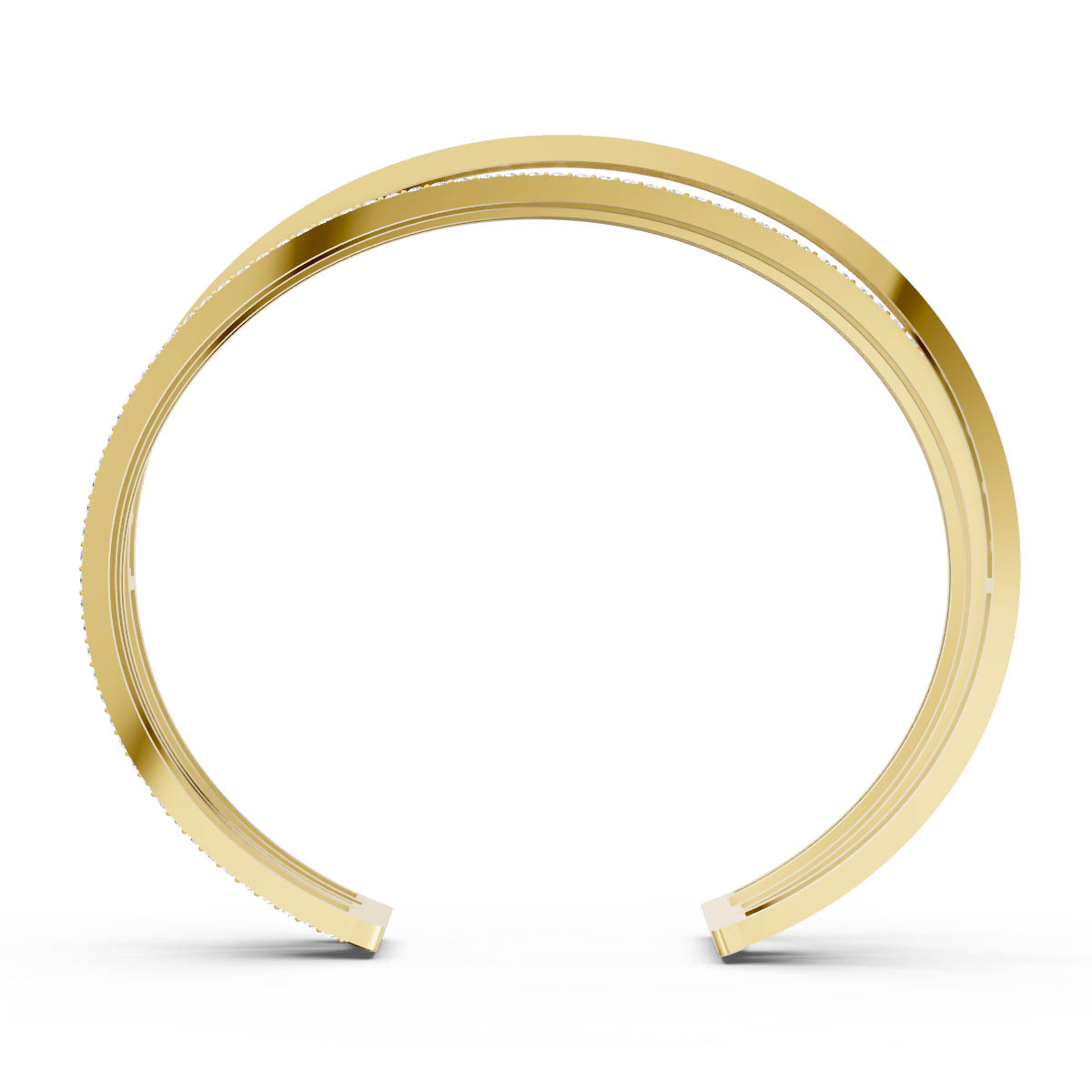 Diamond Interlocking Crisscross Cuff view 4