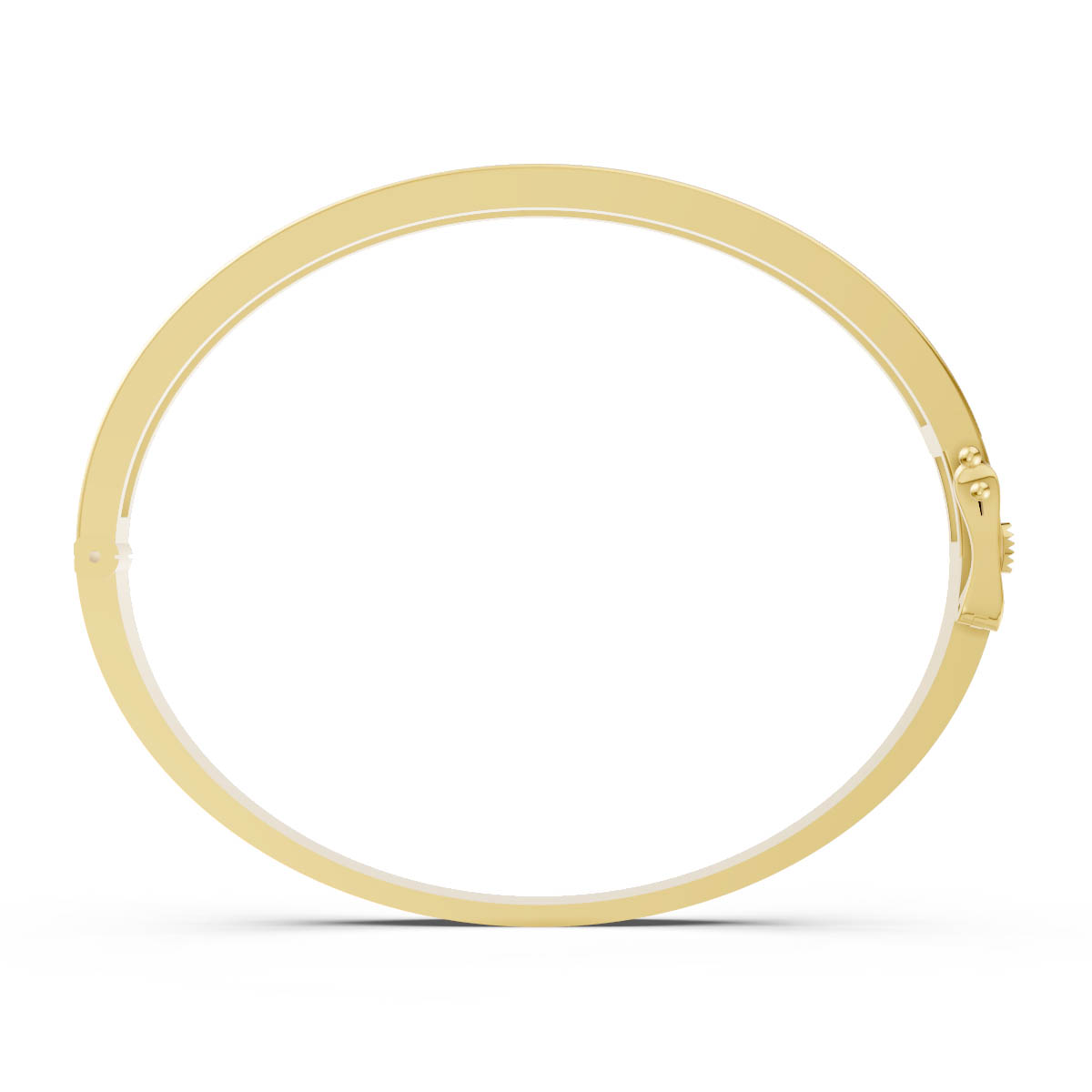 Channel Set Diamond Bangle view 4