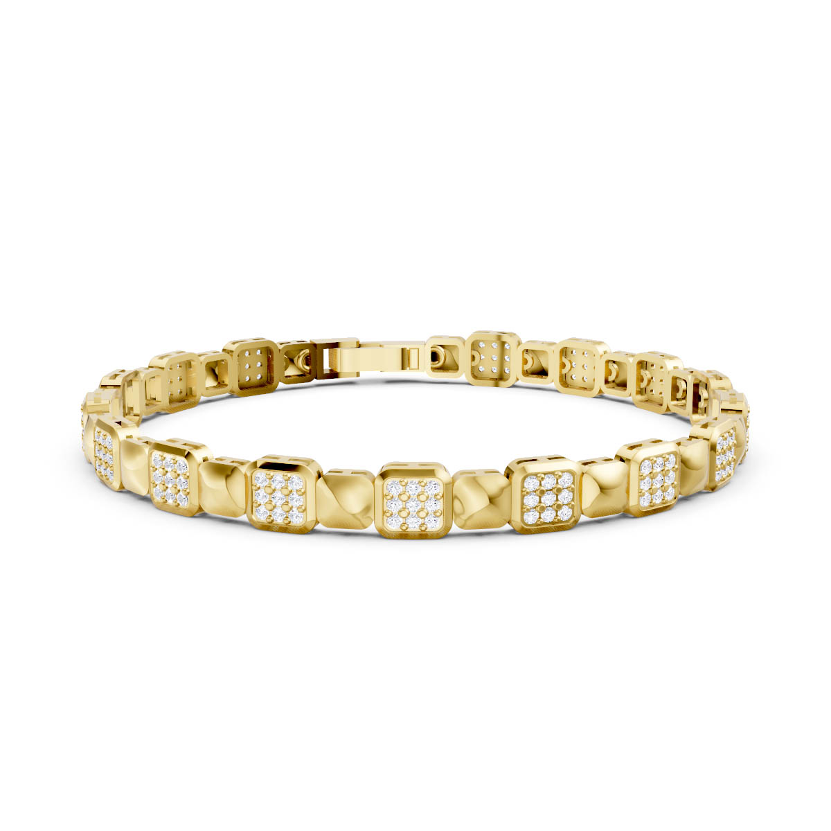 Luxe Square Link Bracelet view 2
