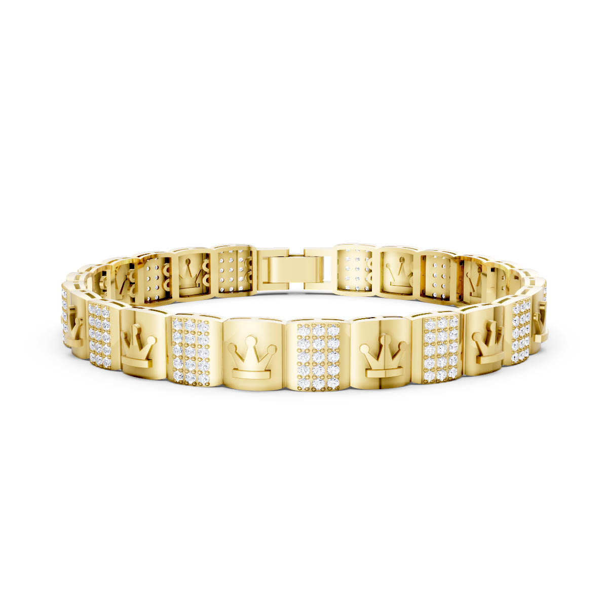 Crown Diamond Bracelet view 2