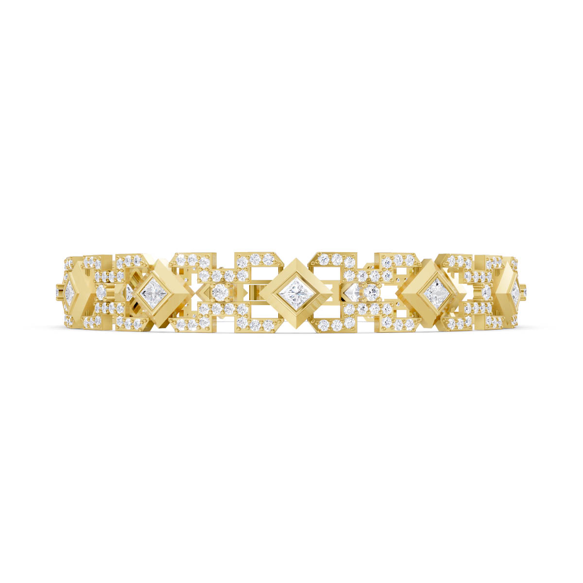 Geometric Diamond Grandeur