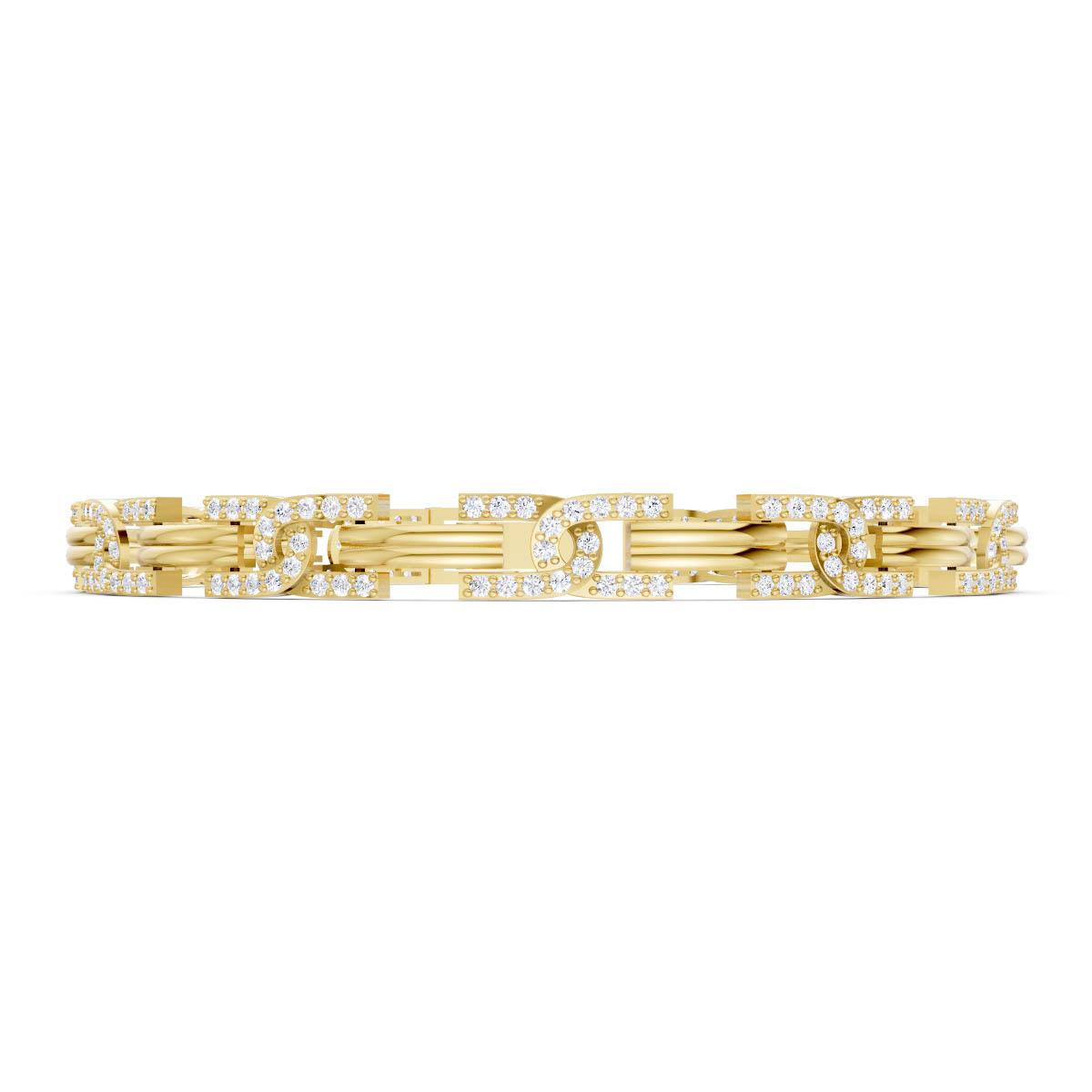 Interwoven Pavé Links