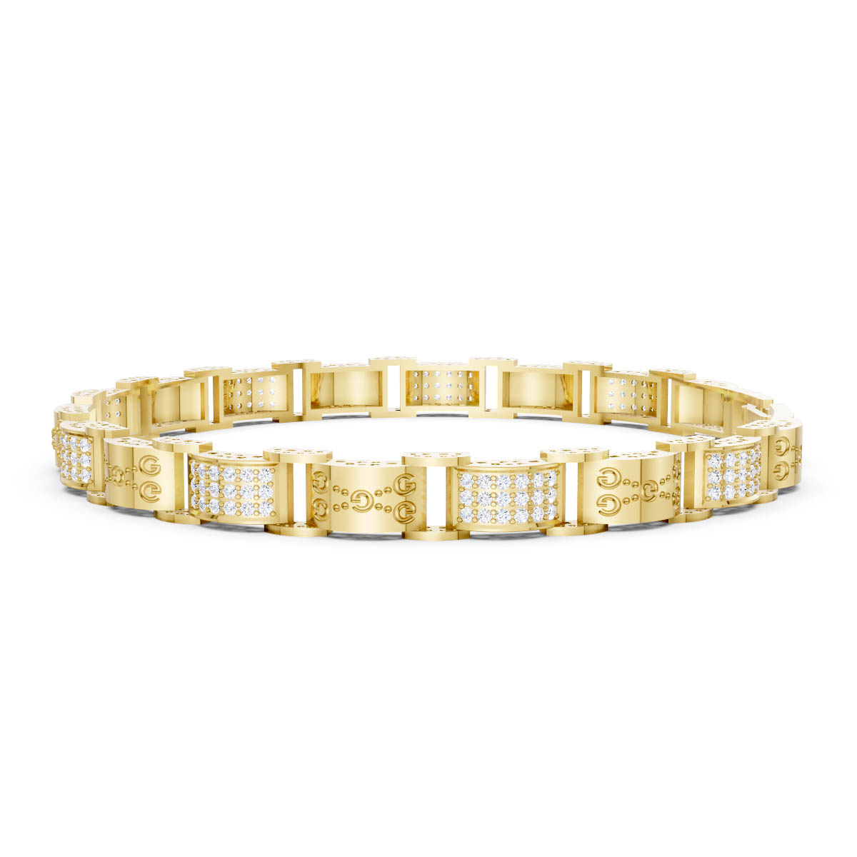 Elegant Pavé Link view 2