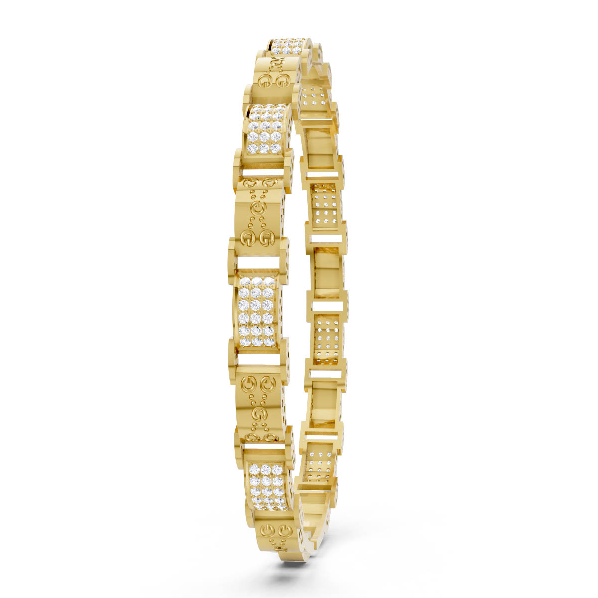 Elegant Pavé Link view 3