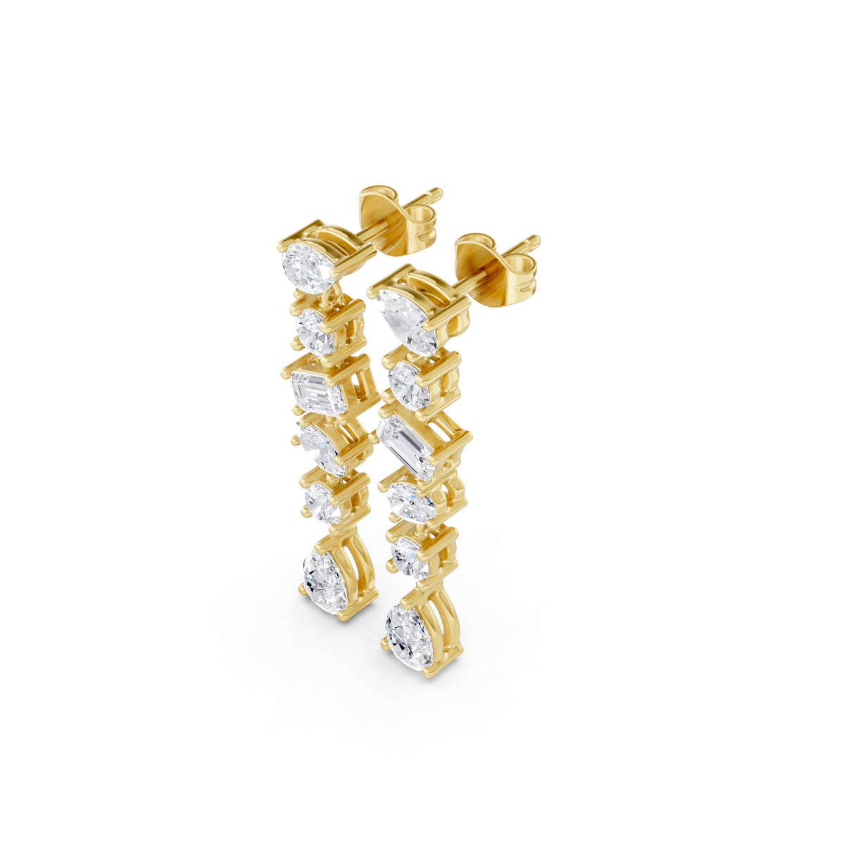 Golden Cascade Diamond Drops view 2
